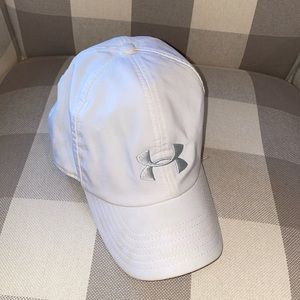 White Under Armour hat